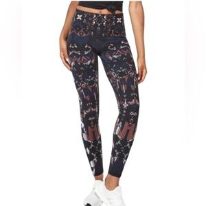 Sweaty Betty Power 7/8 Workout Leggings XS Multicolor Geometric High Waist